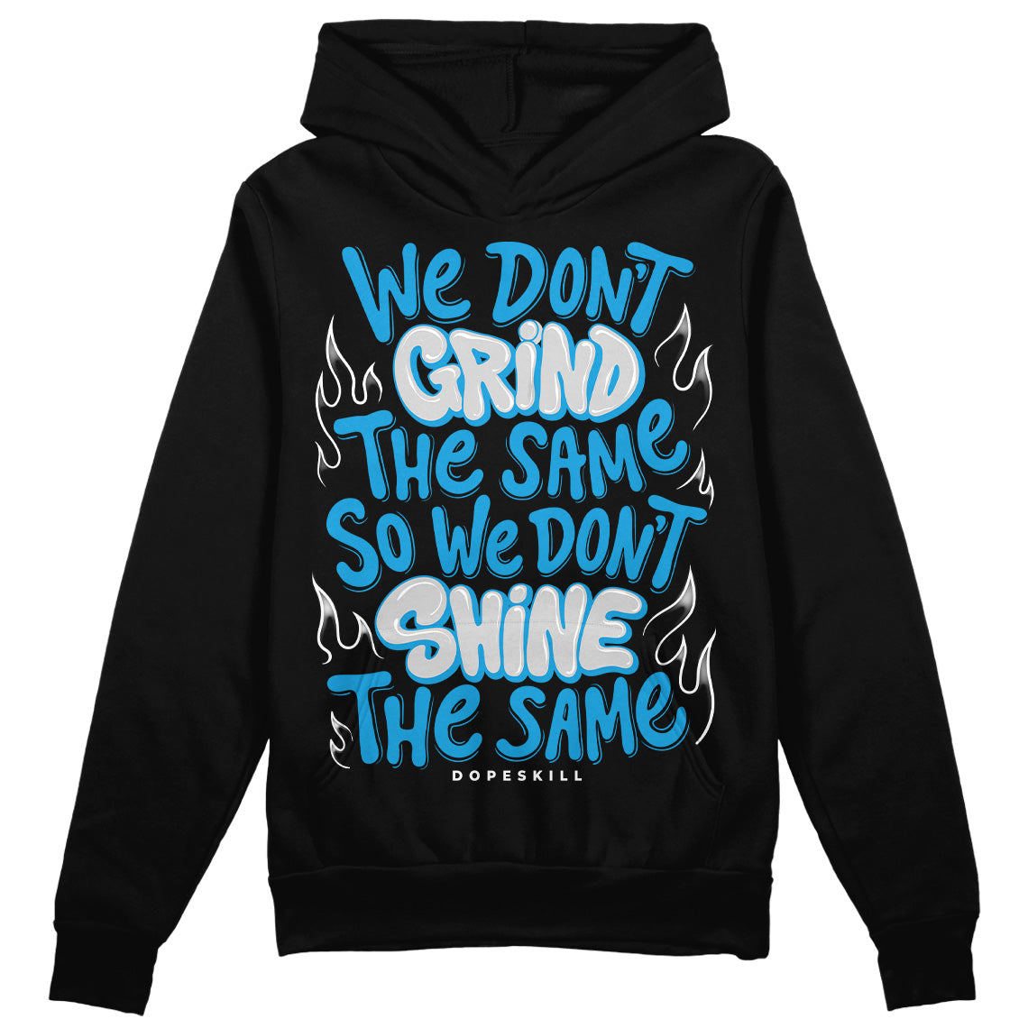 Military Blue 4s superstreetwear Hoodie Sweatshirt Grind Shine Graphic
