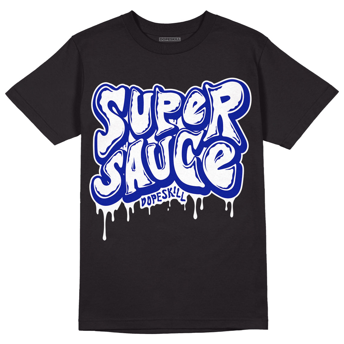 Racer Blue White Dunk Low superstreetwear T-Shirt Super Sauce Graphic