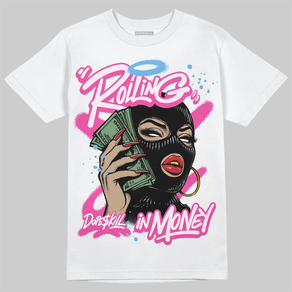 Triple Pink Dunk superstreetwear T-Shirt Rolling in Money Graphic