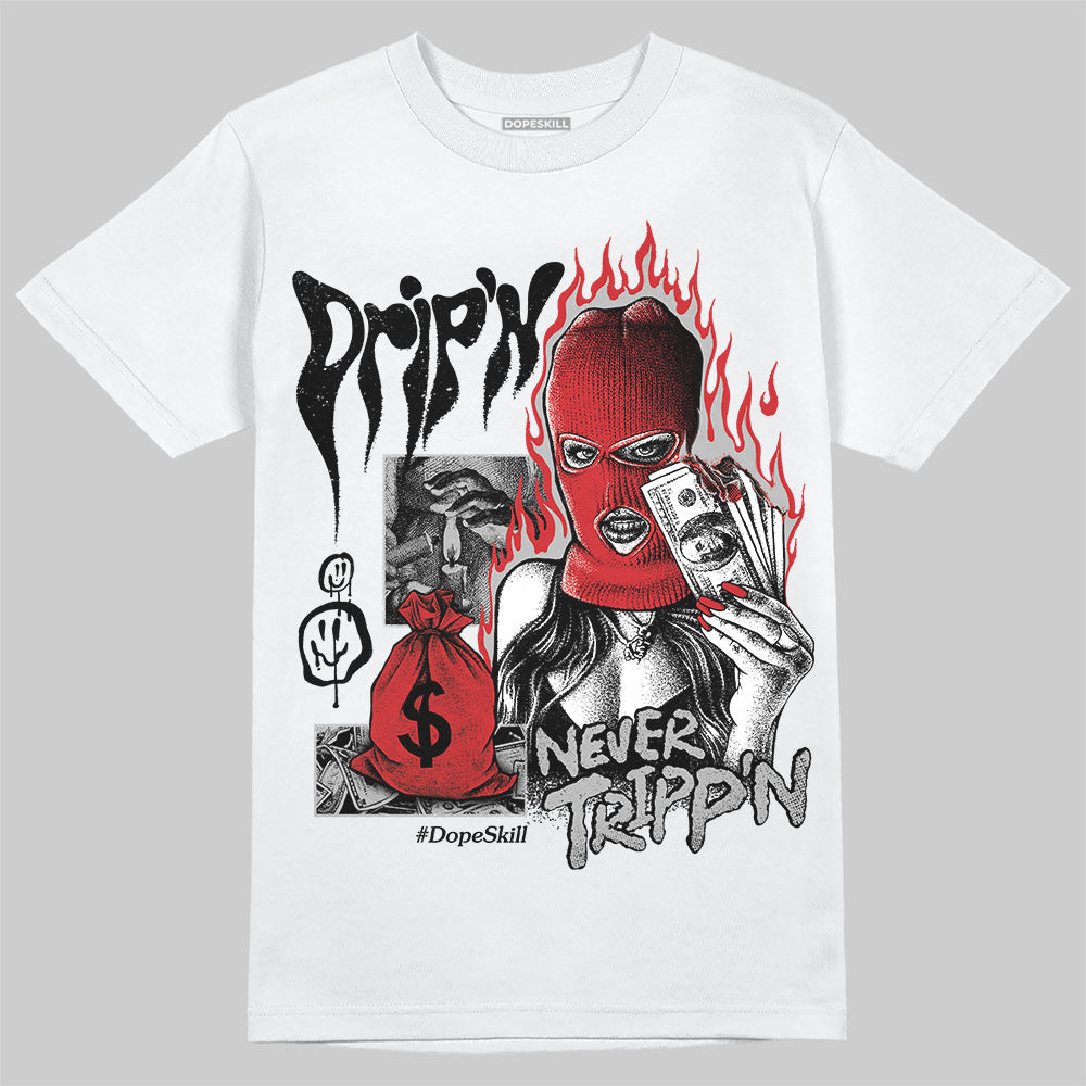 Black Cement 3s superstreetwear T-Shirt Drip'n Never Tripp'n Graphic