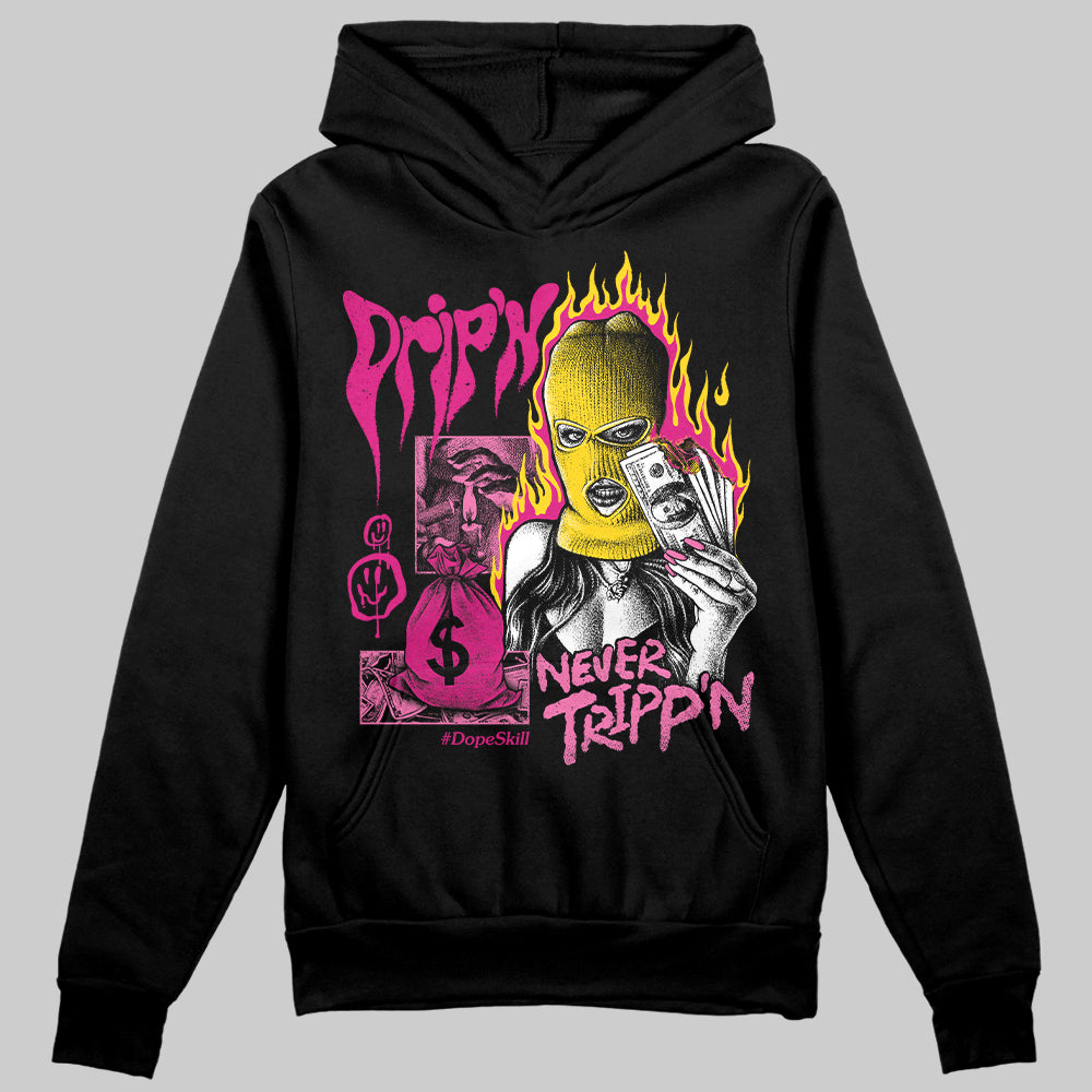 Rick RO Pink Leather Sneakers superstreetwear Hoodie Sweatshirt Drip'n Never Tripp'n Graphic