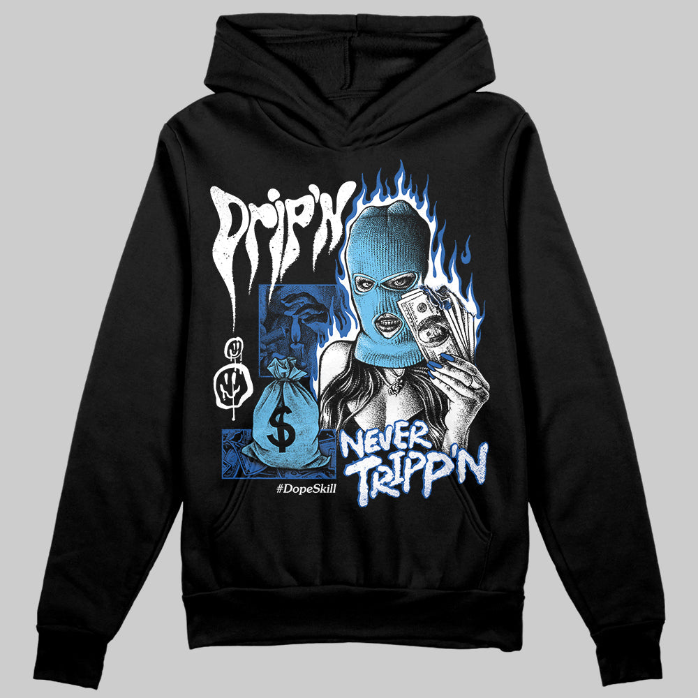 Blueberry 12s superstreetwear Hoodie Sweatshirt Drip'n Never Tripp'n Graphic