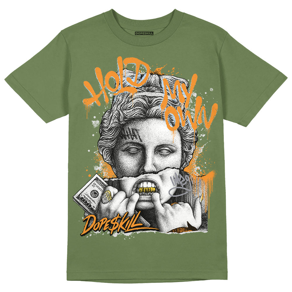Olive 5s superstreetwear Olive T-shirt Hold My Own Graphic
