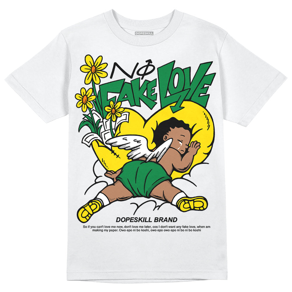 Dunk Reverse Brazil superstreetwear T-Shirt No Fake Love Graphic