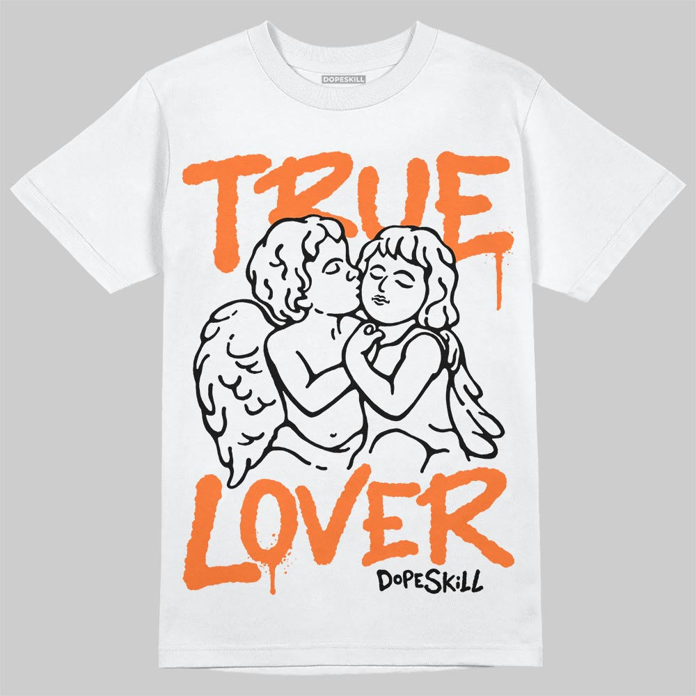 Orange Black White superstreetwear T-Shirt True Lover Graphic