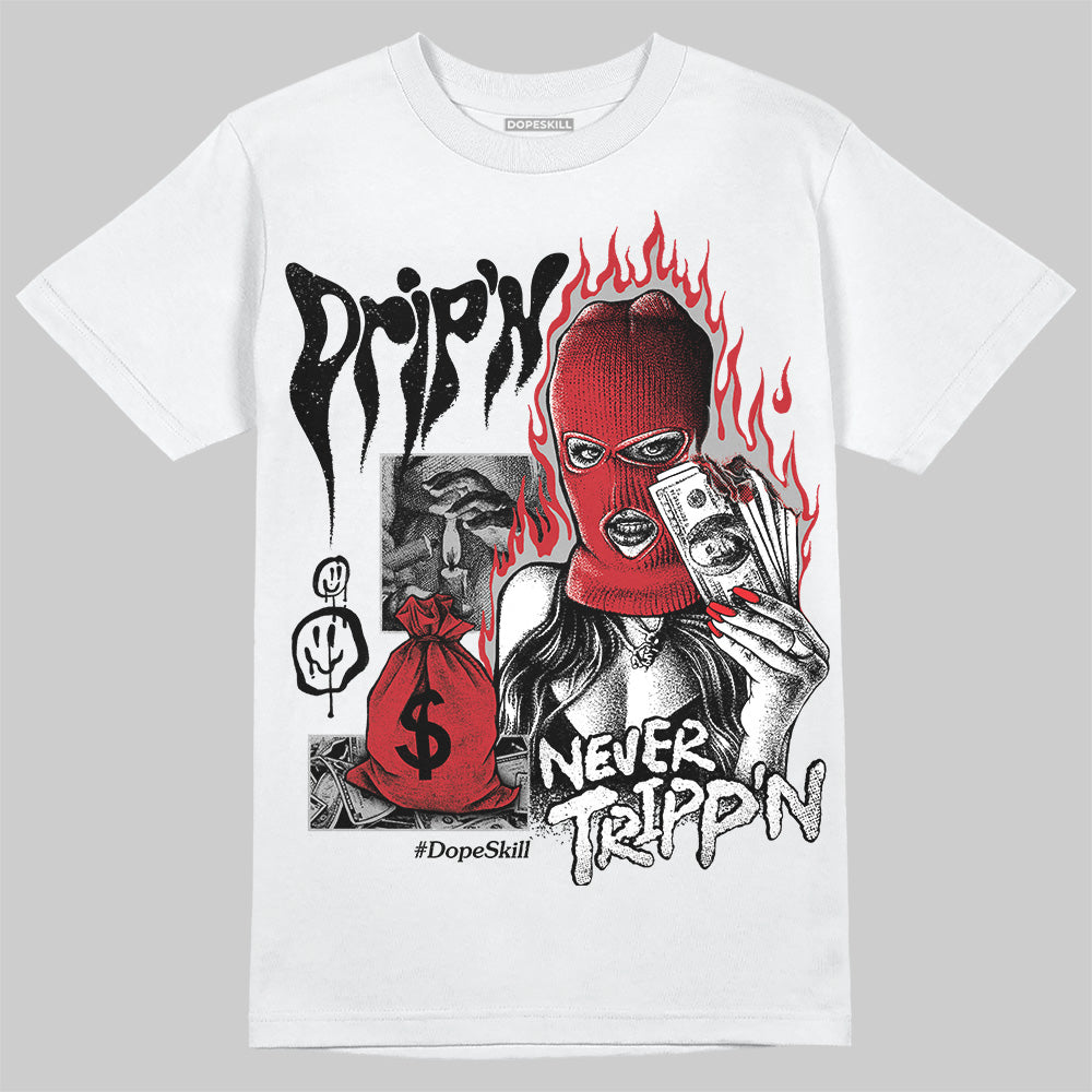 Bred Velvet 11s superstreetwear T-Shirt Drip'n Never Tripp'n Graphic