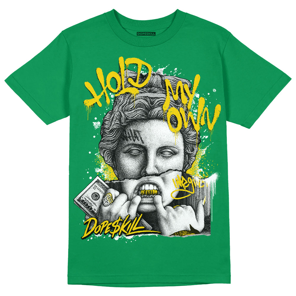 Lucky Green 5s superstreetwear Green T-shirt Hold My Own Graphic