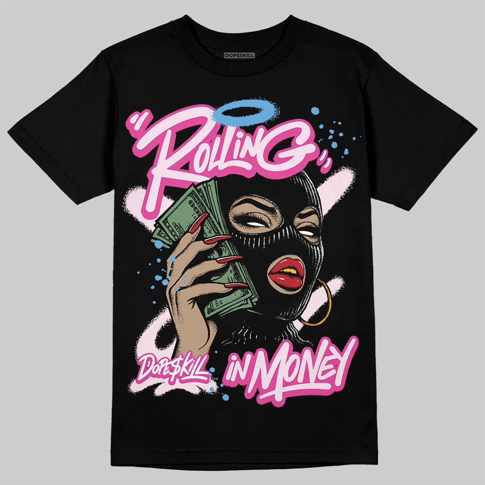 Triple Pink Dunk superstreetwear T-Shirt Rolling in Money Graphic