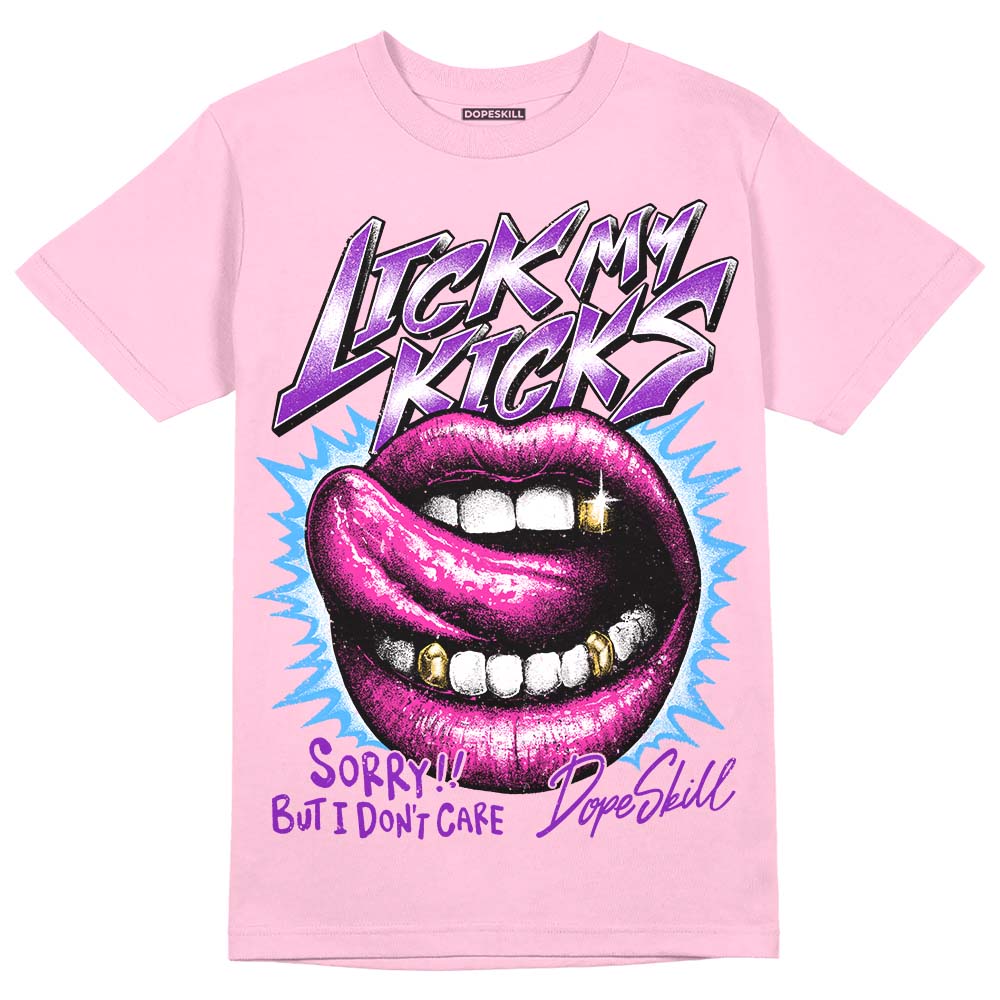 Pink Collection superstreetwear Pink T-shirt Lick My Kicks Graphic