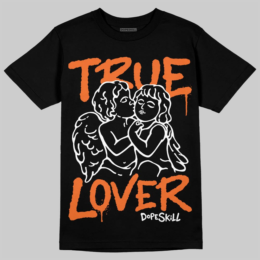 Orange Black White superstreetwear T-Shirt True Lover Graphic