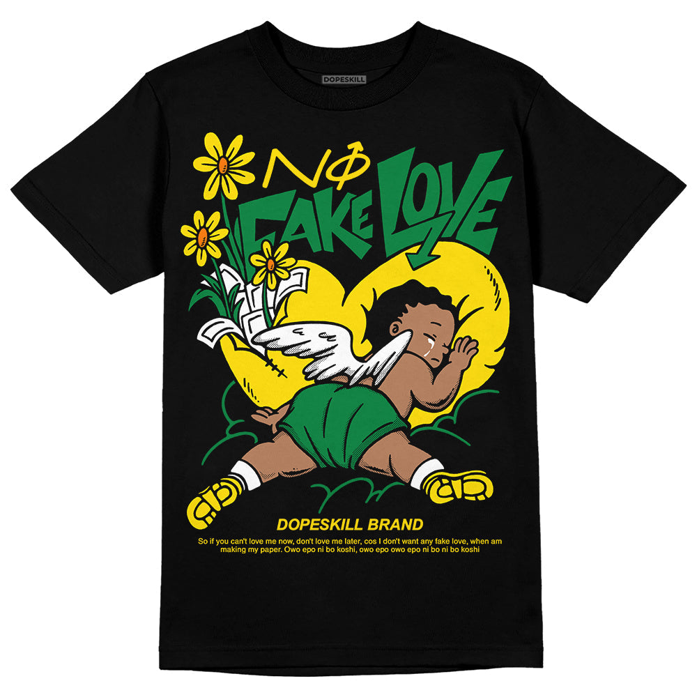 Dunk Reverse Brazil superstreetwear T-Shirt No Fake Love Graphic