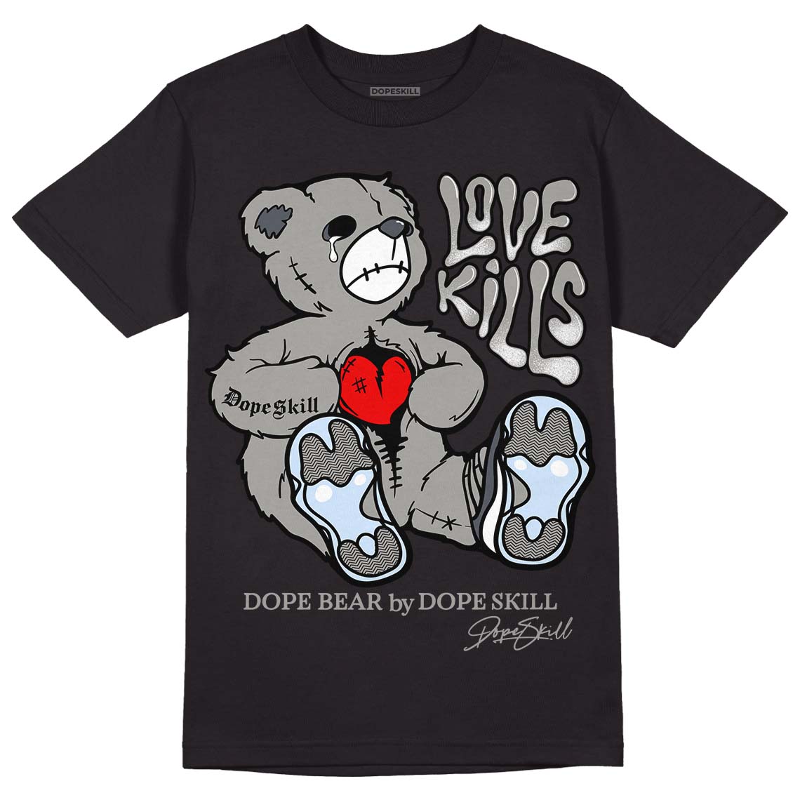 Cool Grey 11s superstreetwear T-Shirt Love Kills Graphic