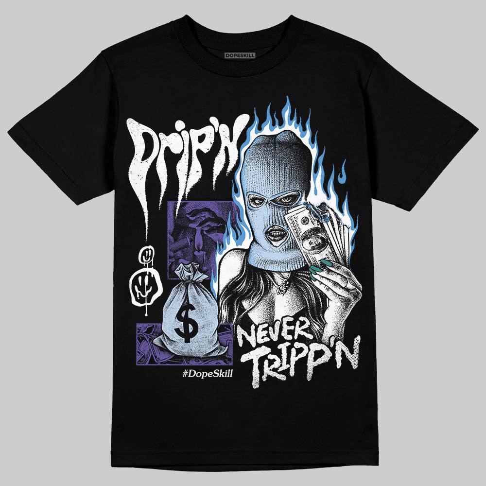 Grape 5s superstreetwear T-Shirt Drip'n Never Tripp'n Graphic