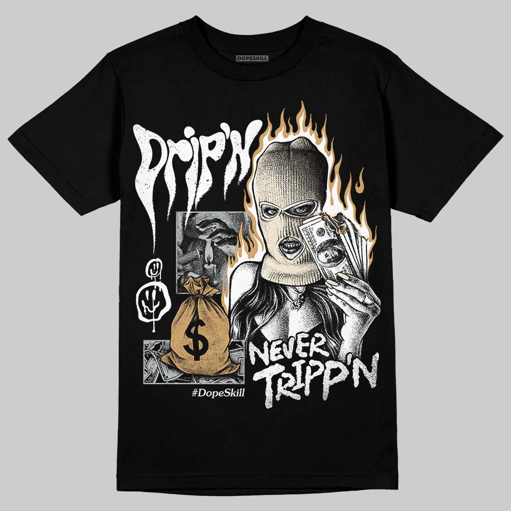 Reverse Metallic 5s superstreetwear T-Shirt Drip'n Never Tripp'n Graphic