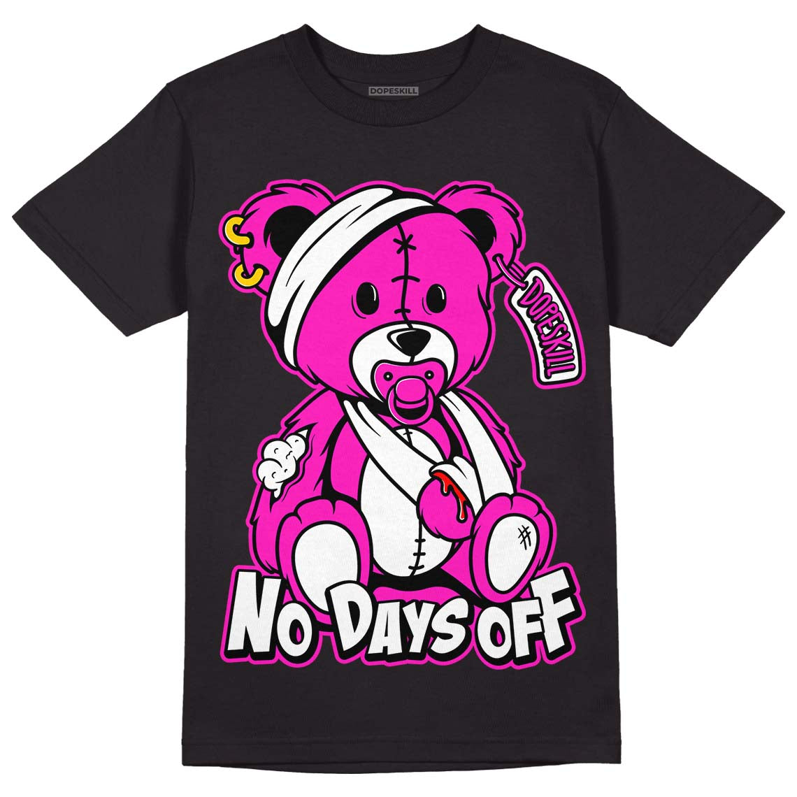 Dunk Low Active Fuchsia superstreetwear T-Shirt Hurt Bear Graphic