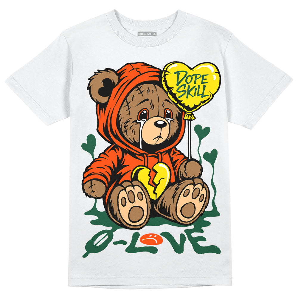 Dunk Team Dark Green Orange superstreetwear T-Shirt Broken Bear Graphic