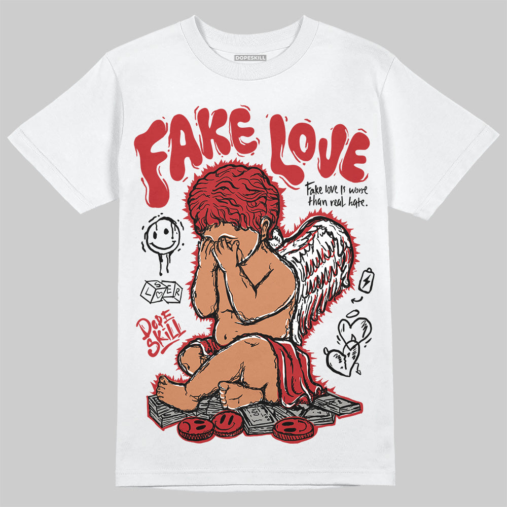 Flu Game 12s superstreetwear T-Shirt False Love Graphic