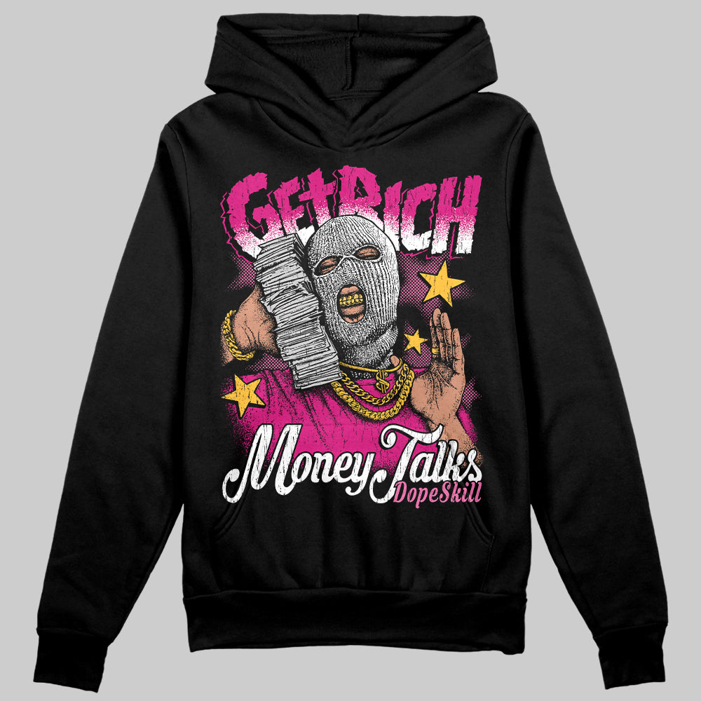 Rick RO Pink Leather Sneakers superstreetwear Hoodie Sweatshirt Get Rich Graphic