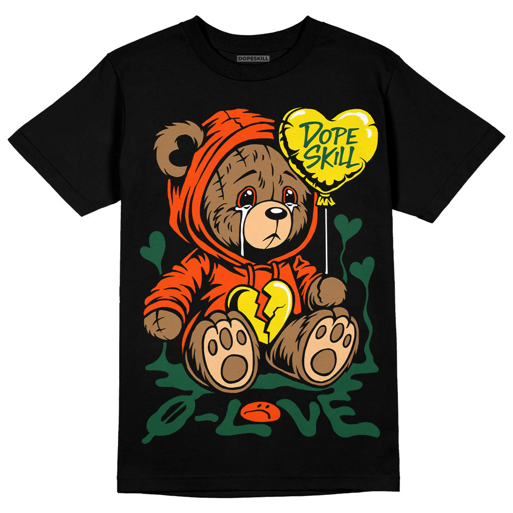 Dunk Team Dark Green Orange superstreetwear T-Shirt Broken Bear Graphic