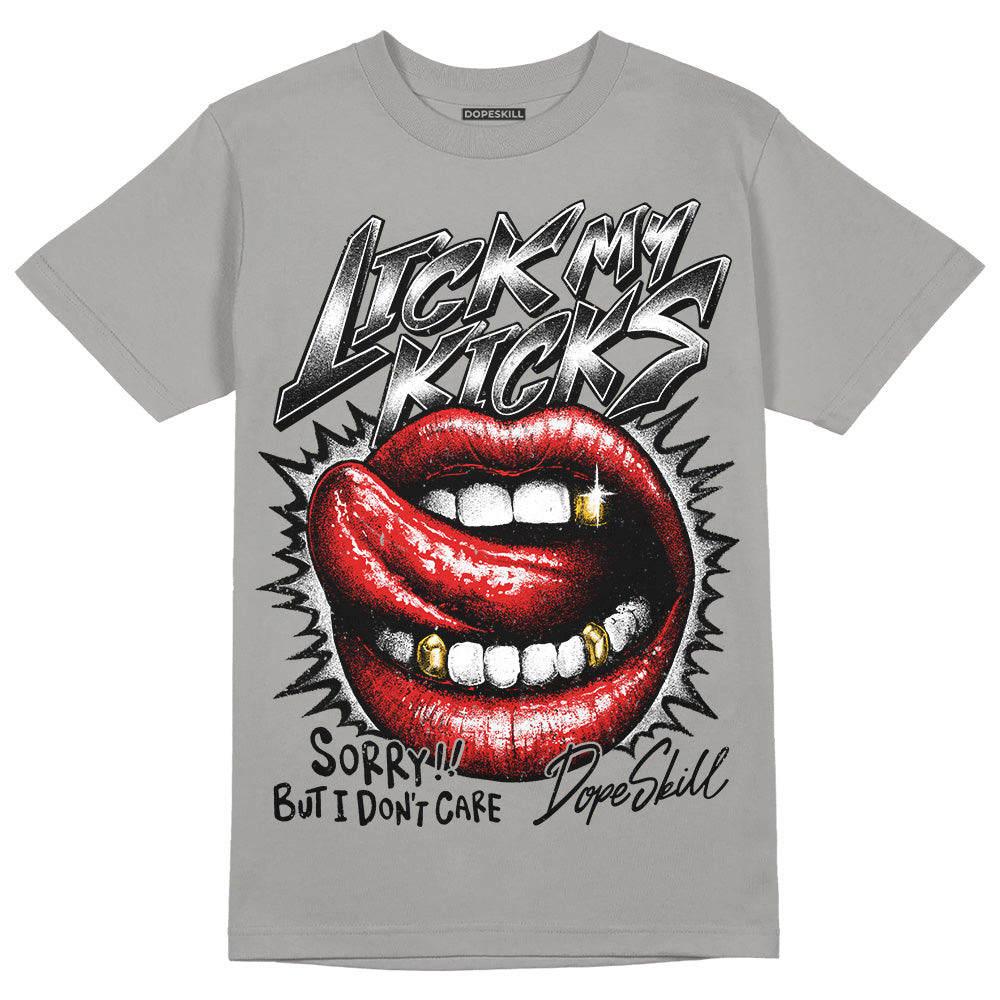 Wet Cement 4s superstreetwear Grey T-shirt Lick My Kicks Graphic