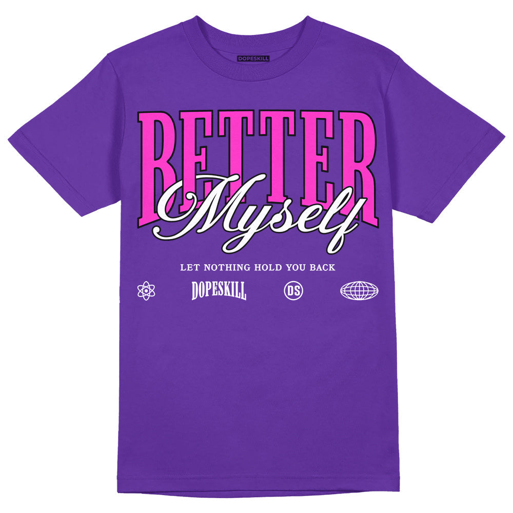 PURPLE Collection superstreetwear Purple T-shirt Better Myself Graphic