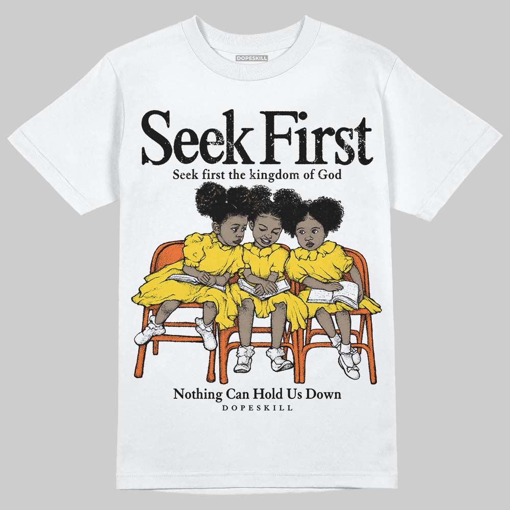 Black Tour Yellow AJ 4 superstreetwear T-Shirt New Seek First Graphic