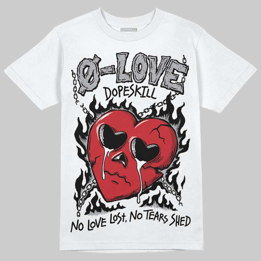 White Cement 4s superstreetwear T-Shirt Crying Heart Graphic