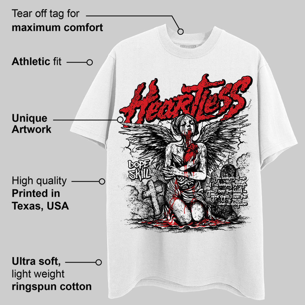 Red Cement 4S superstreetwear T-Shirt Heartless Graphic