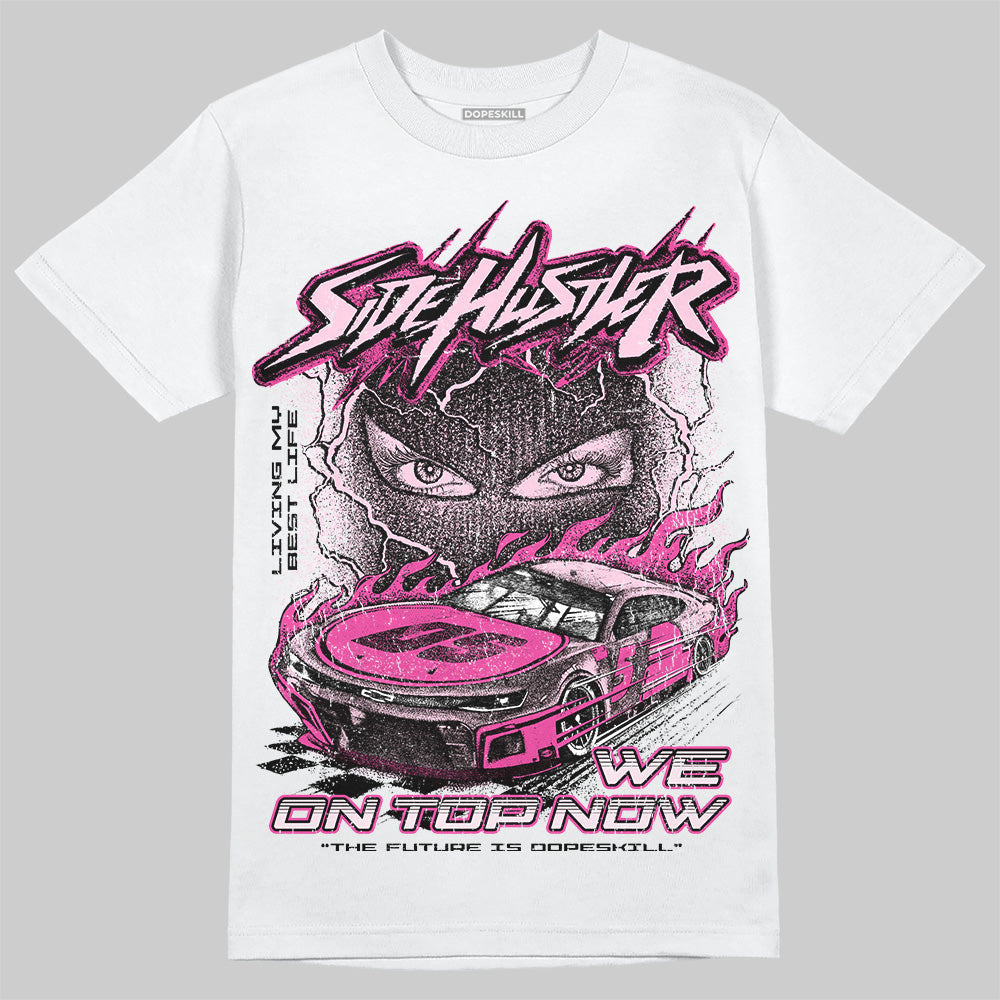Pink Collection superstreetwear T-Shirt New Side Hustler Graphic