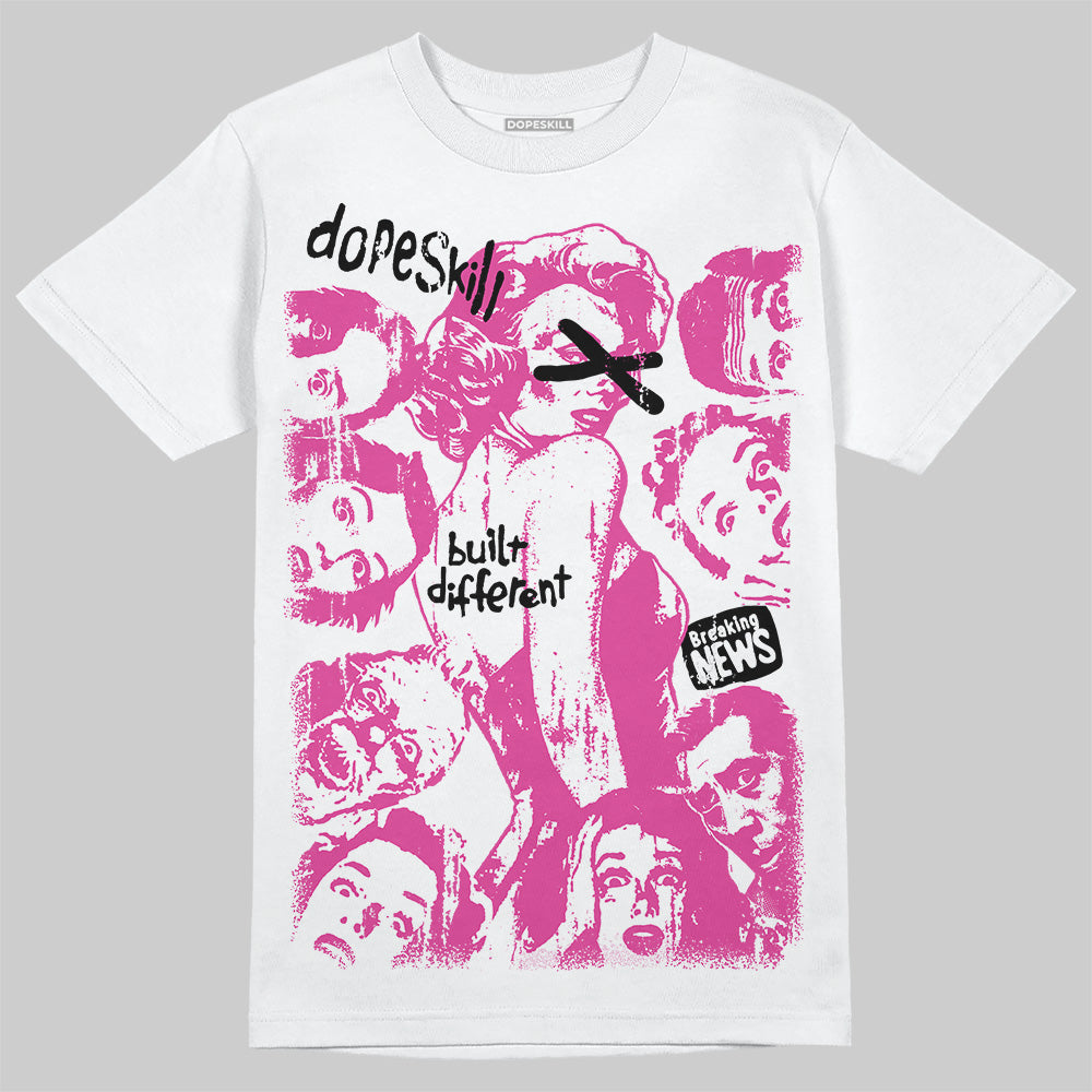 Pink Collection superstreetwear T-Shirt Built Different Graphic