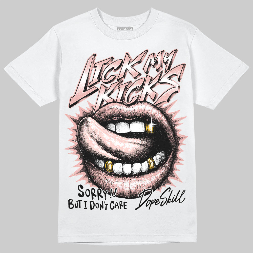 Leather Curb Glitter Pale Pink superstreetwear T-Shirt Lick My Kicks Graphic