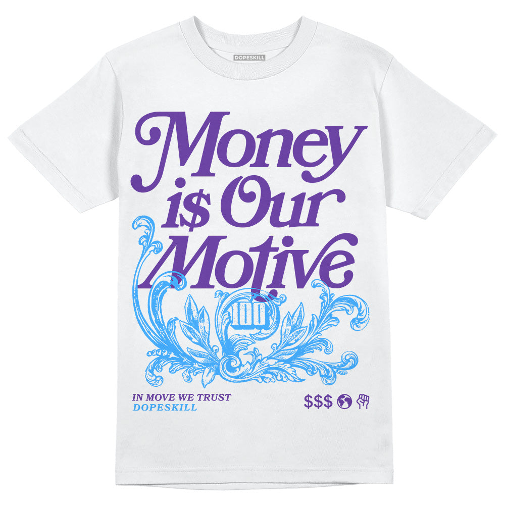 PURPLE Collection superstreetwear T-Shirt Money Is Our Motive Typo Graphic