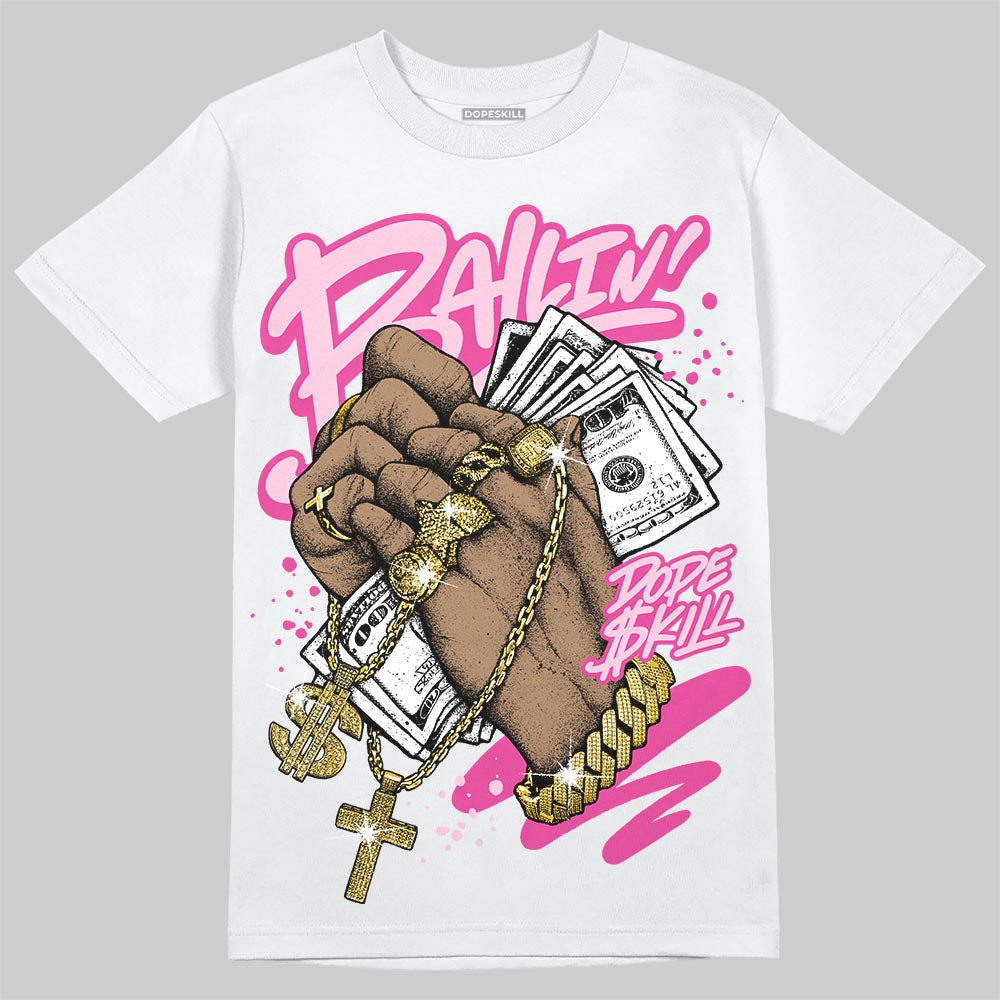 Pink Collection superstreetwear T-Shirt Always Ballin' Graphic