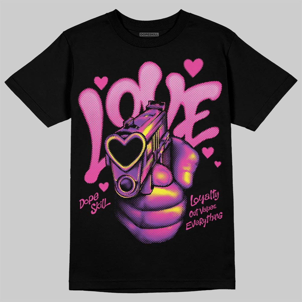 Pink Collection superstreetwear T-Shirt Love Shot Graphic