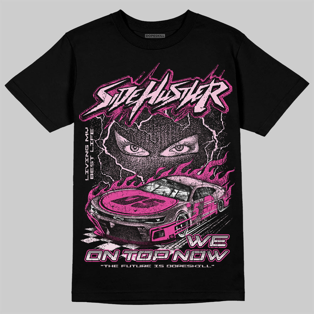 Pink Collection superstreetwear T-Shirt New Side Hustler Graphic