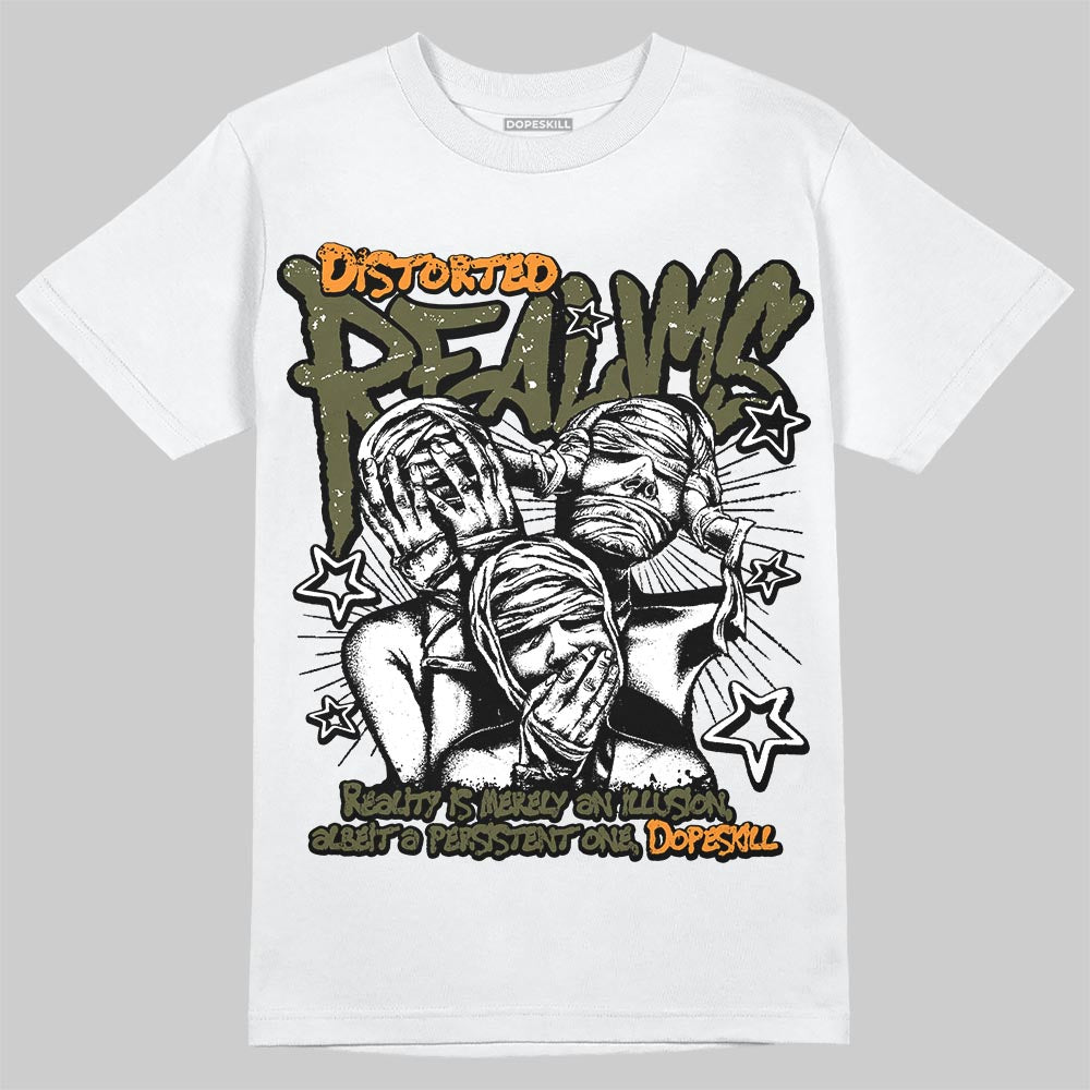 Olive 5s superstreetwear T-Shirt Distorted Realms Graphic