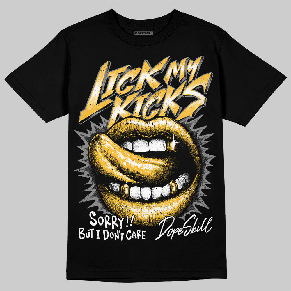 9060 Varsity Gold superstreetwear T-Shirt Lick My Kicks Graphic