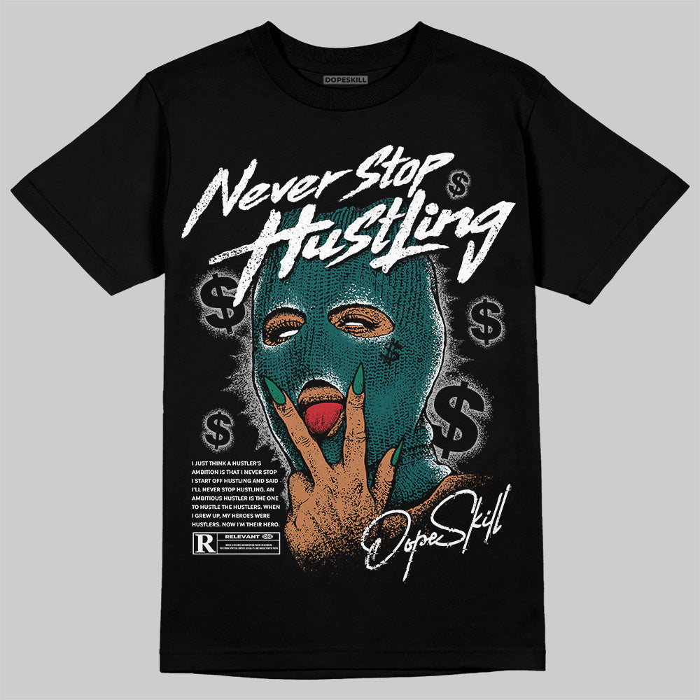 Gel 1130 White Dark Neptune superstreetwear T-Shirt Never Stop Hustling Graphic