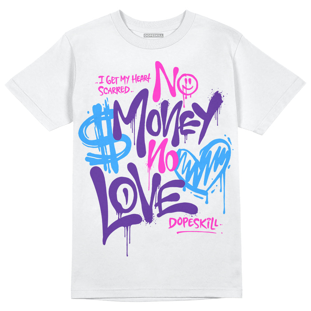 PURPLE Collection superstreetwear T-Shirt No Money No Love Typo Graphic