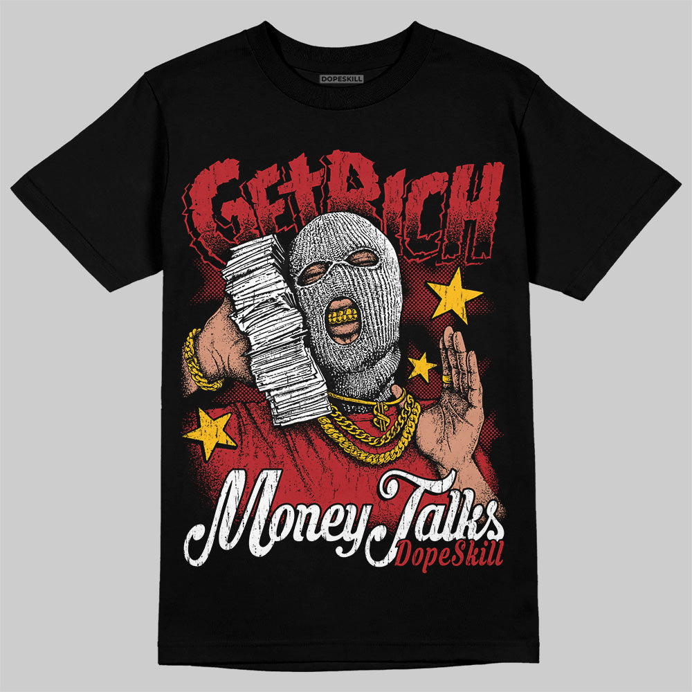 Flu Game 12s superstreetwear T-Shirt Get Rich Graphic