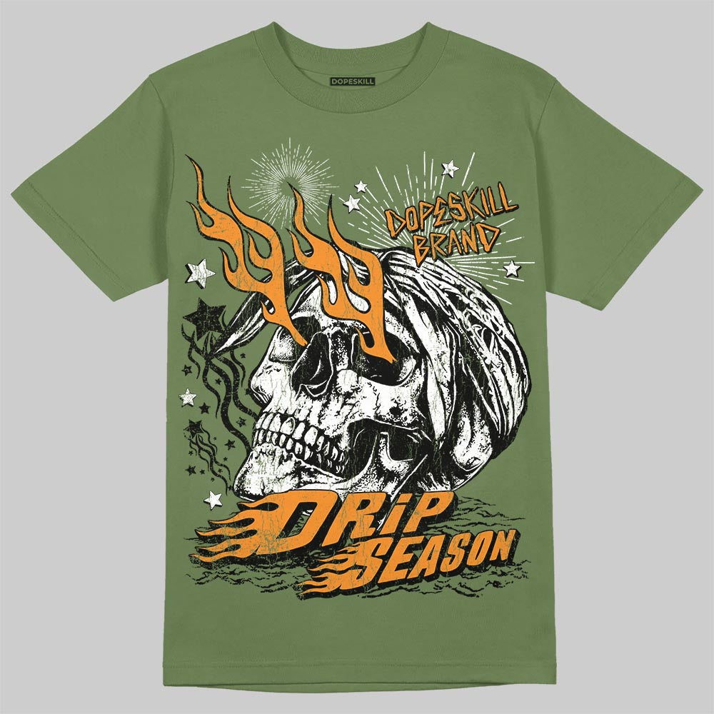 Olive 5s superstreetwear T-Shirt Drip Season Graphic
