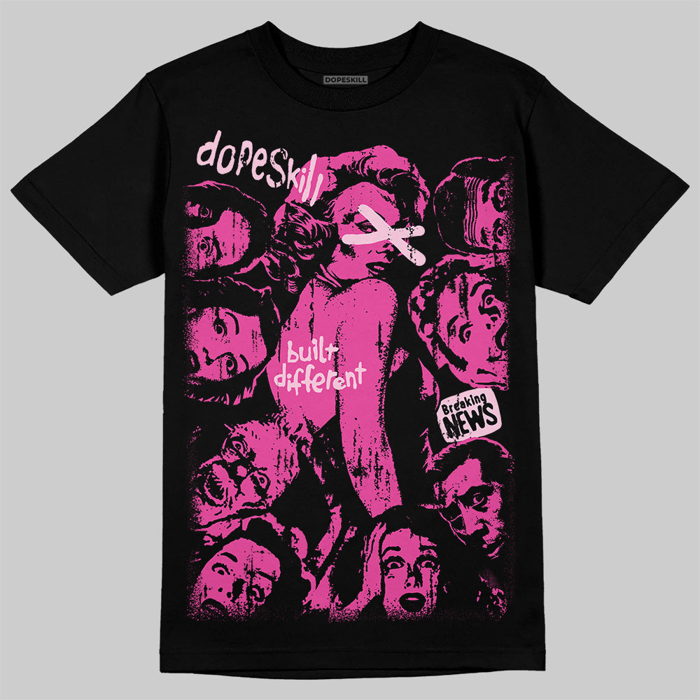 Pink Collection superstreetwear T-Shirt Built Different Graphic