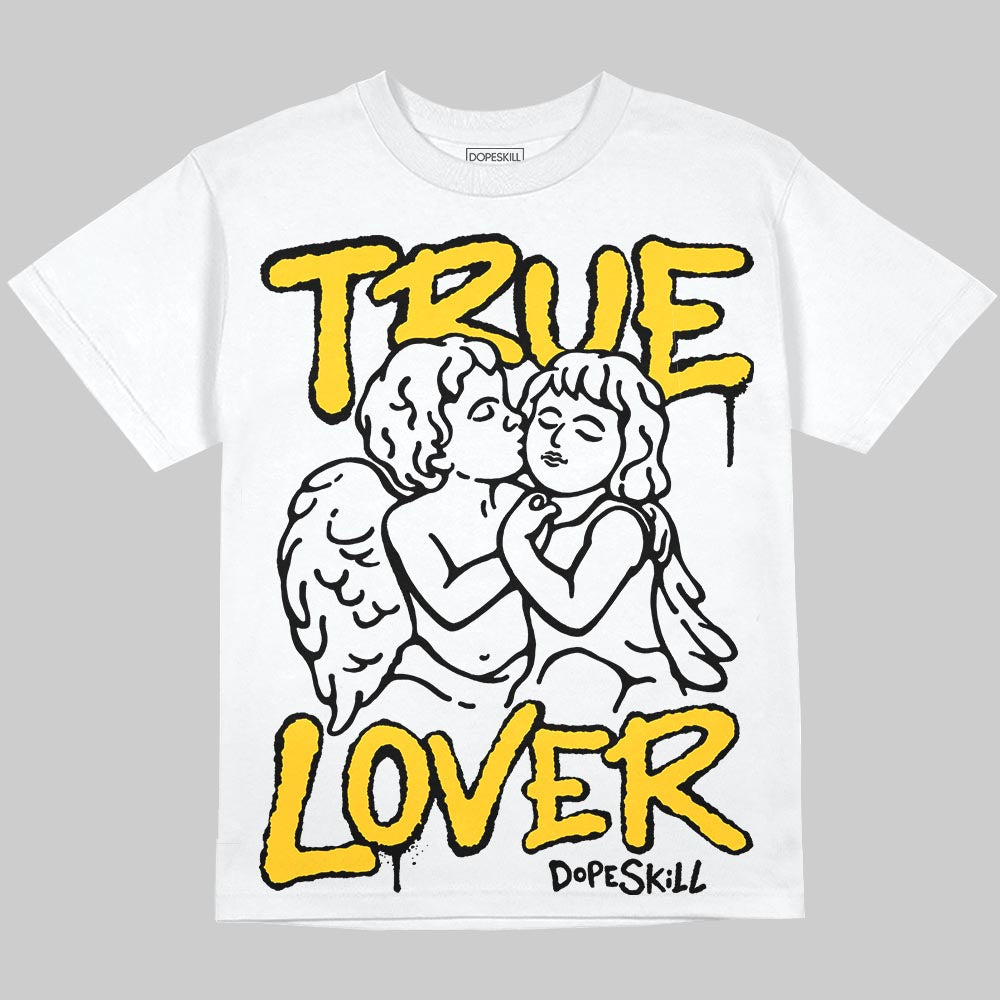 Yellow Collection superstreetwear Oversize Print T-Shirt True Lover Graphic