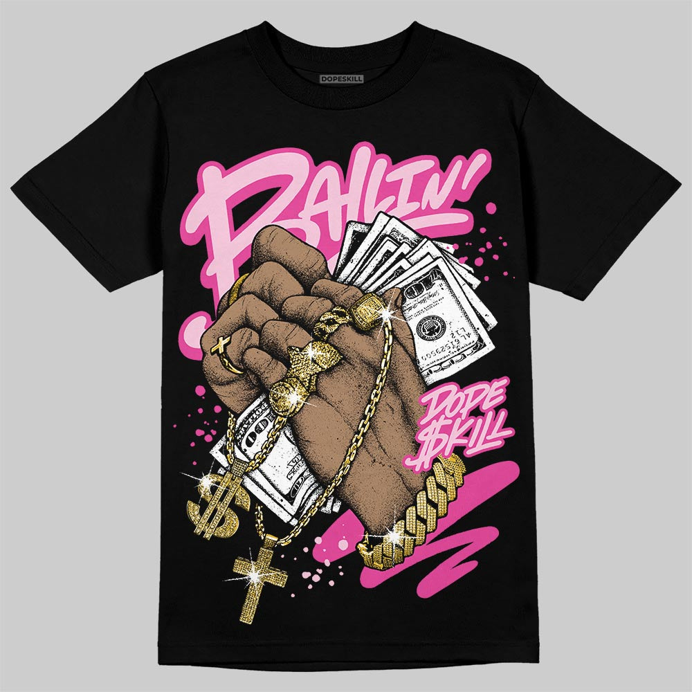 Pink Collection superstreetwear T-Shirt Always Ballin' Graphic