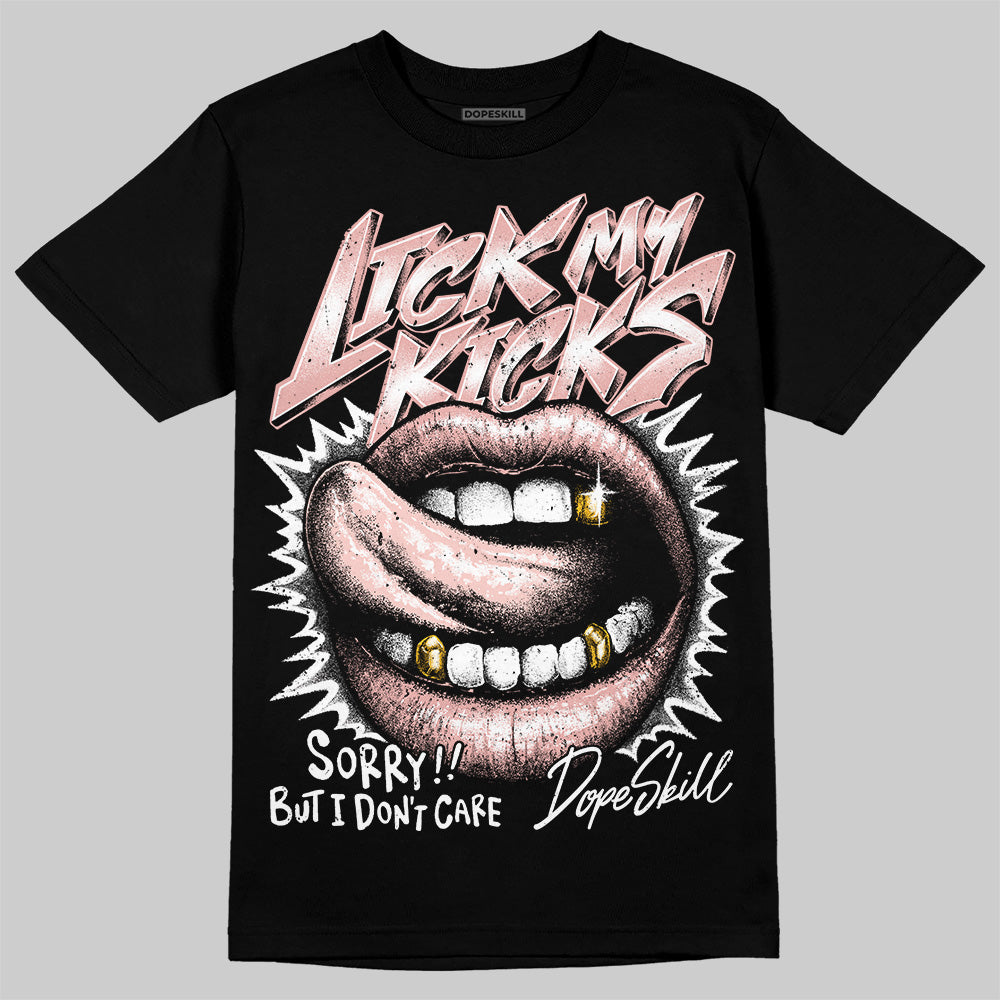 Leather Curb Glitter Pale Pink superstreetwear T-Shirt Lick My Kicks Graphic