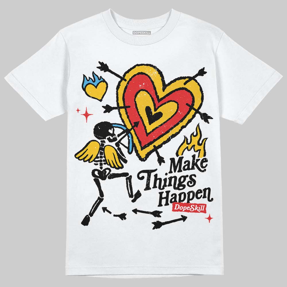 Yellow Collection superstreetwear T-Shirt Make Things Happen Graphic
