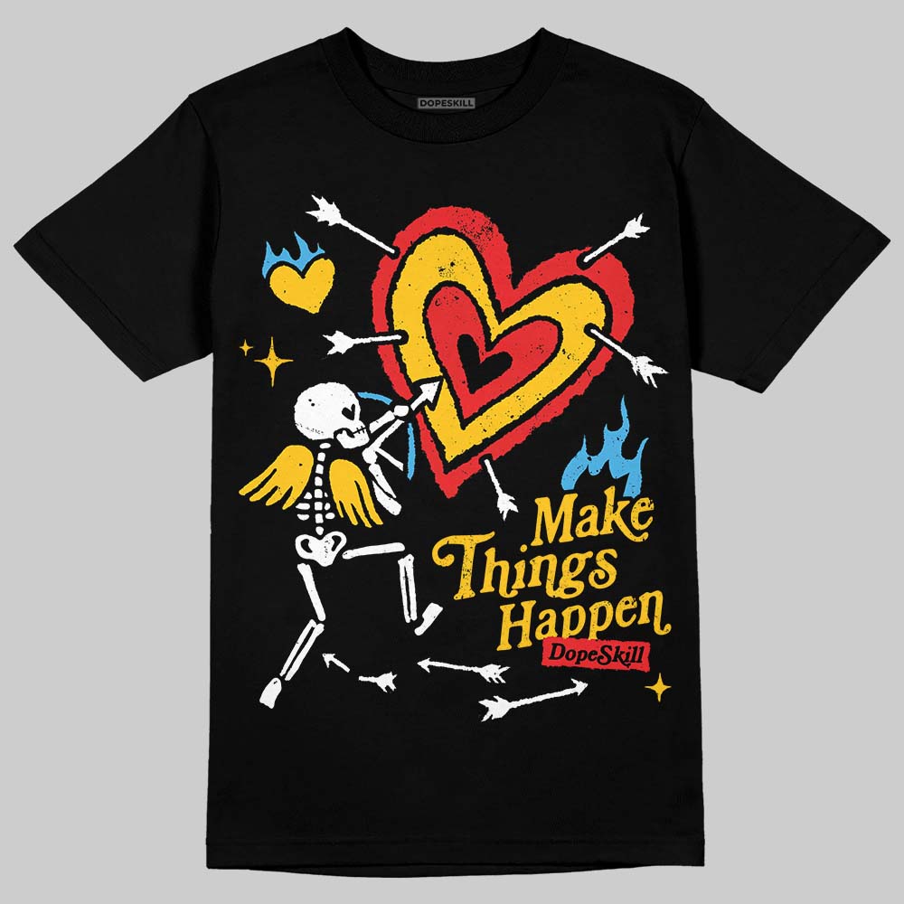 Yellow Collection superstreetwear T-Shirt Make Things Happen Graphic