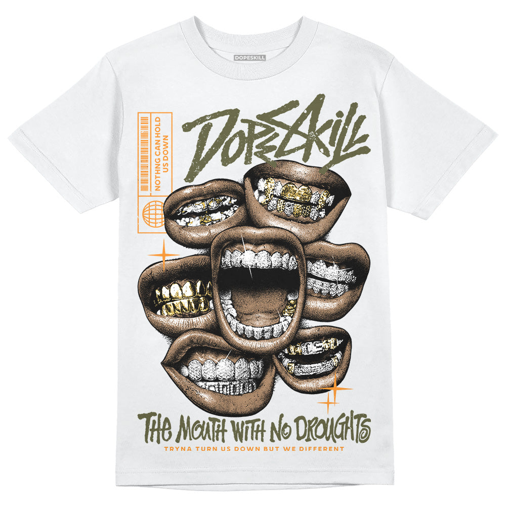 Olive 5s superstreetwear T-Shirt The Mouth With No Droughts Graphic