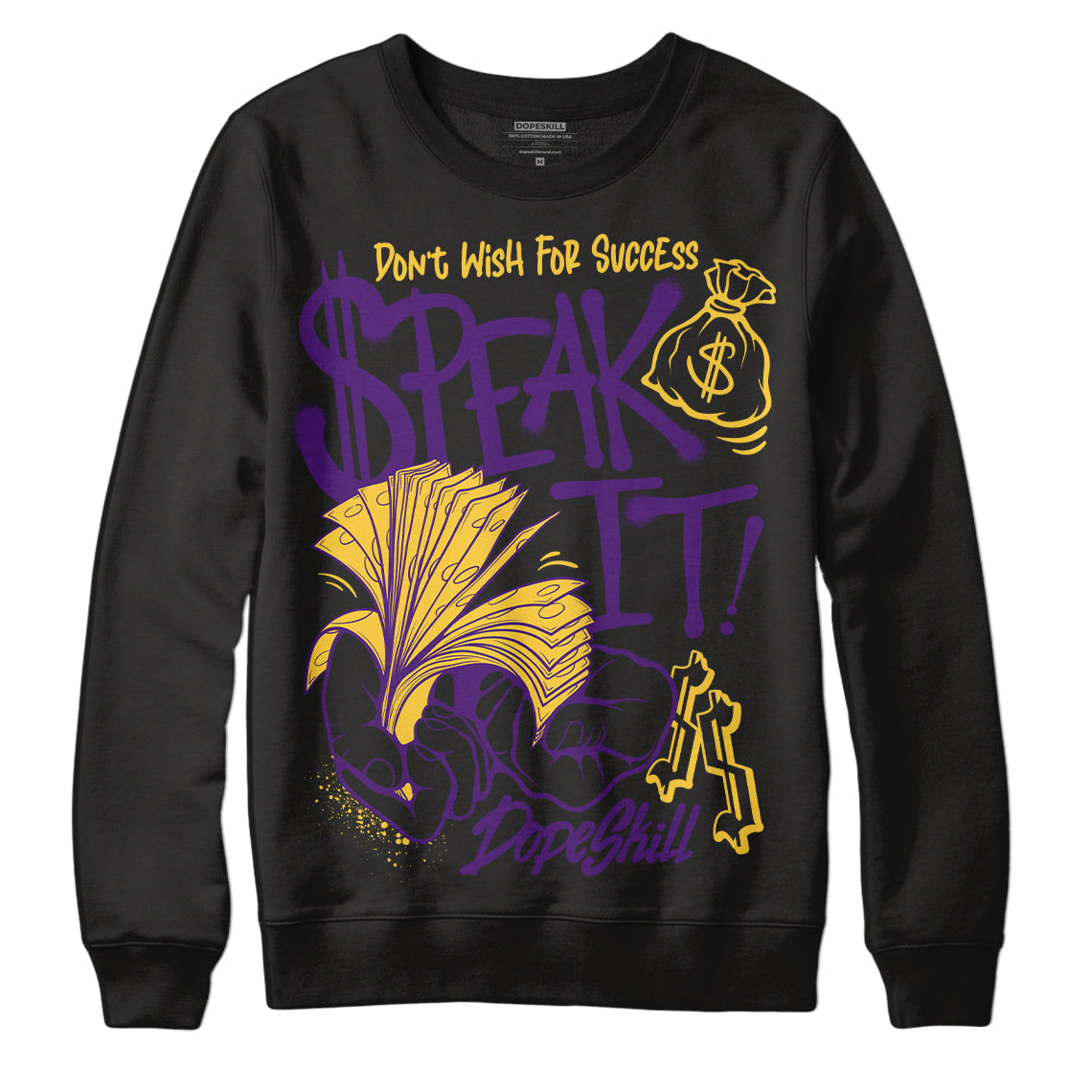 Field Purple 12s superstreetwear Sweatshirt Speak It Graphic