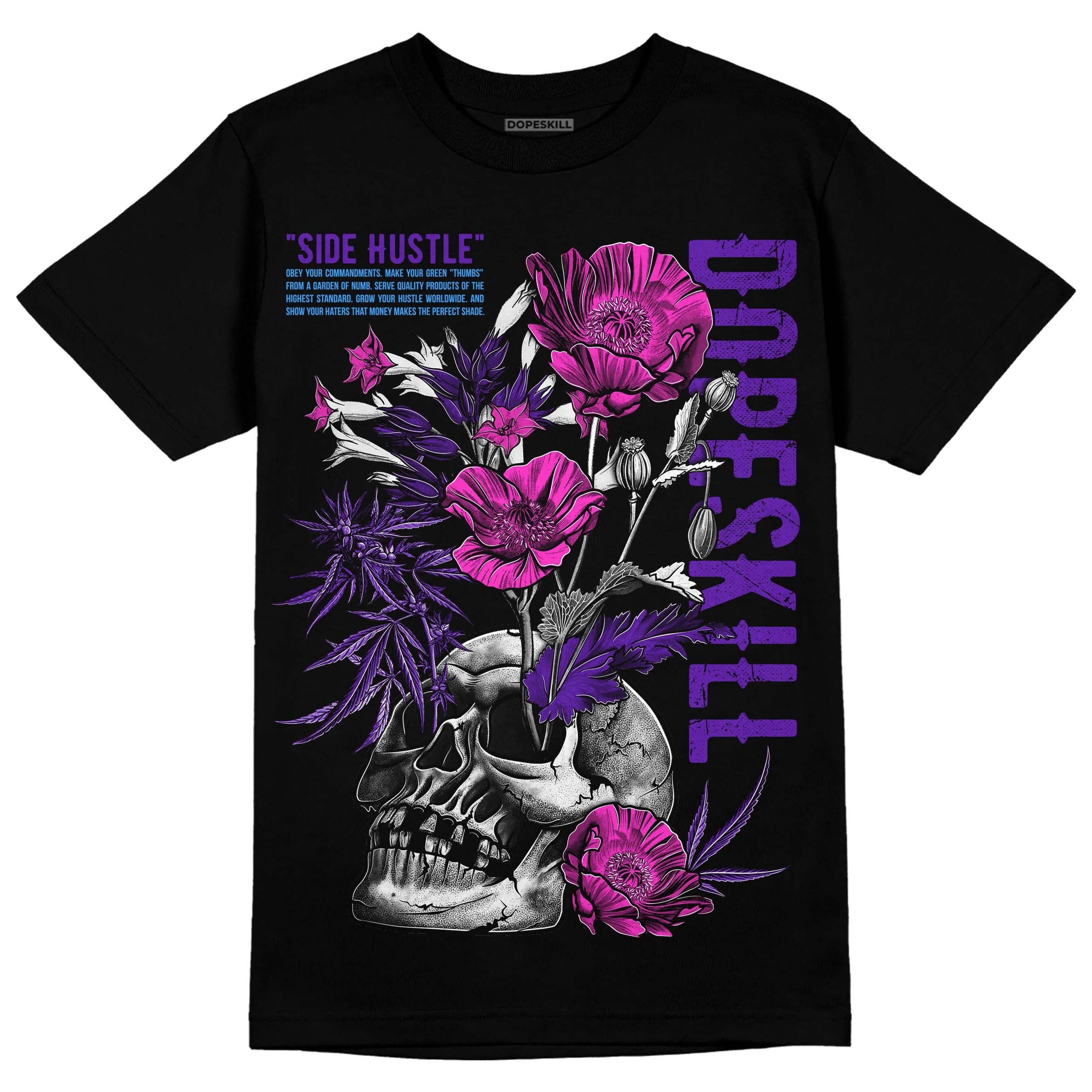 Court Purple 13s superstreetwear T-Shirt Side Hustle Graphic